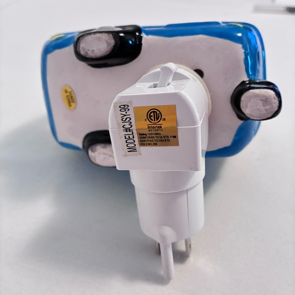 Retro Camper Ceramic Night Light Blue New - Picture 11 of 12